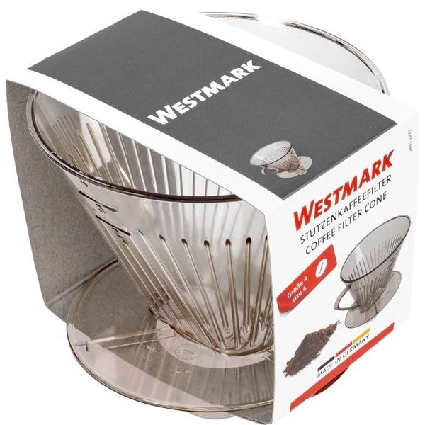 Westmark Koffiefilter met trechter uit kunststof transparant 16x13.4x13.5cm