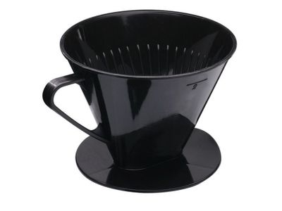 Two filtres à café en matière synthétique noir 13.2x11x8.8cm