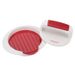 Westmark Hamburgerpers uit kunststof wit en rood 16x14.3x5.7cm