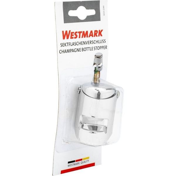 Westmark Champagnestop uit metaal Ø 3.8cm H 5.6cm