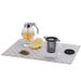 Thee infuser uit kunststof en rvs zwart 11x7.2x8cm 