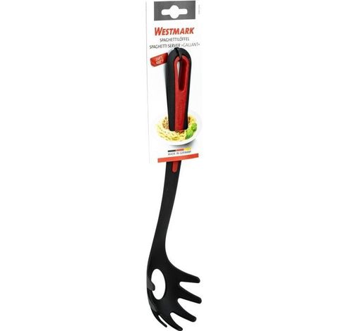 Gallant cuillère à spaghetti en matière synthétique noir et rouge 30.5cm  Westmark