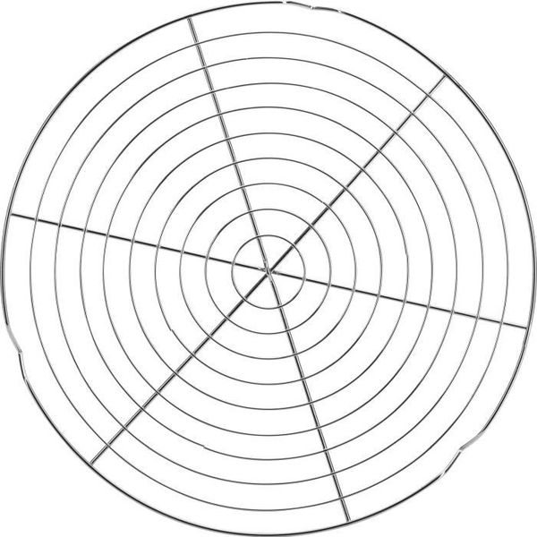 Afkoelrooster uit metaal Ø 31.7cm H 2.1cm 