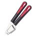 Westmark Gallant knoflookpers uit rvs en kunststof zwart en rood 19.7x6x2.7cm