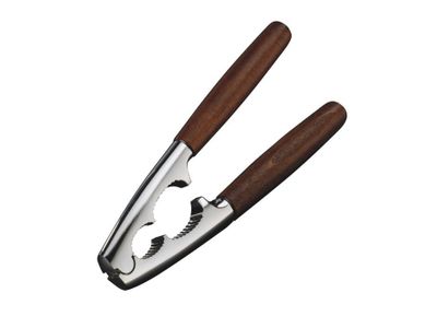 Monopol Estetico notenkraker zink gegoten en houten handvat