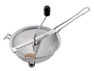 Freches Früchten passeerzeef uit kunststof en rvs 39x20x17cm