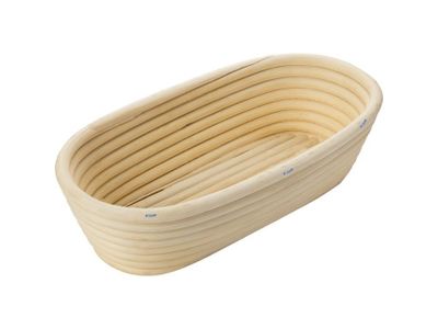 Ovalen rijsmandje uit vlechtwerk 27.5x14x7.1cm