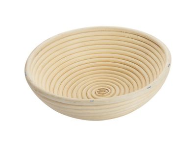 Rond rijsmandje uit vlechtwerk ø 24.5cm H 8.5cm