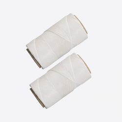 Westmark Set de 2 rouleaux de ficelle de cuisine en polyester blanc 60m 