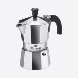 Westmark Brasilia 3-kops Italiaanse espressokan uit aluminium 