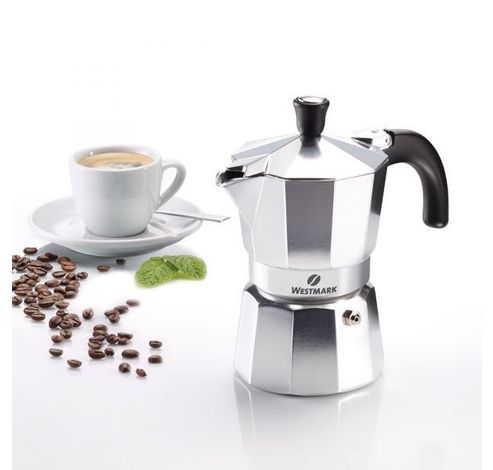 Brasilia cafetière à espresso italienne 3 tasses en aluminium  Westmark