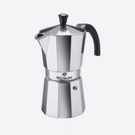 Brasilia 9-kops Italiaanse espressokan uit aluminium 