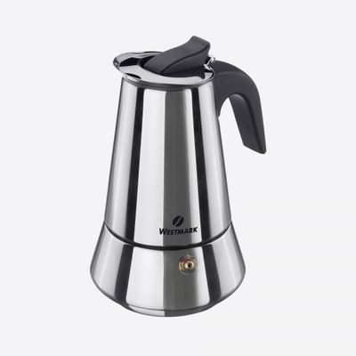 Brasilia Plus cafetière à espresso italienne 4 tasses en inox 