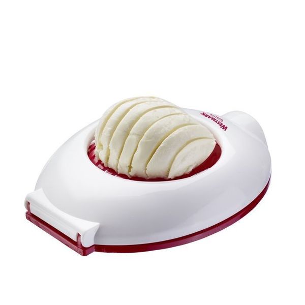 Westmark Caprese mozzarellasnijder uit kunststof en rvs wit 17x13x3.1cm