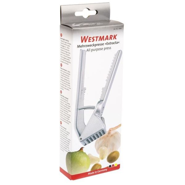 Westmark Extracta pers met ontpitter en notenkraker uit aluminium 16x5x3.3cm