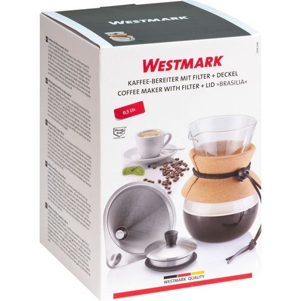 Westmark Brasilia set voor Slow Coffee uit glas 500ml