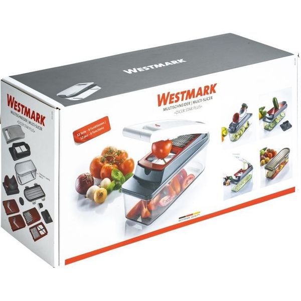 Westmark Dicer Star Plus groente- en fruitsnijder 31.5x11.5x14.5cm