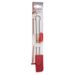 Westmark spatel uit rvs en silicone rood 22.5cm