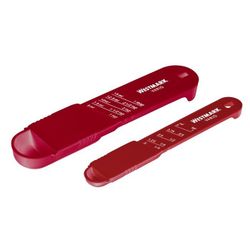 Westmark Vario set de 2 cuillères à mesurer en matière synthétique rouge 