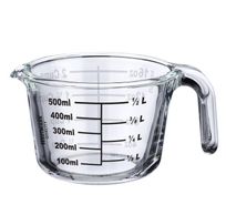 Maatbeker uit borosilicaatglas 500ml 