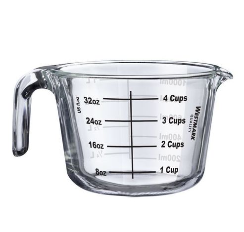 Tasse à mesurer en verre borosilicate 1L  Westmark