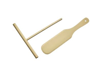 Woody Pannekoekenspatel + deegspreider 