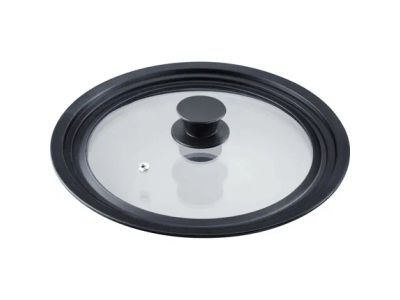 couvercle universel en verre avec anneau en silicone Ø 16, 18 et 20cm