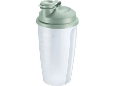 Mixery dressingshaker uit kunststof muntgroen 500ml