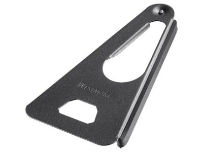 Twist Edition universele blik-, fles- en dekselopener 17x9.8x1.5cm Black 