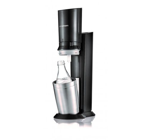 Crystal Zwart + 3 karaffen  SodaStream