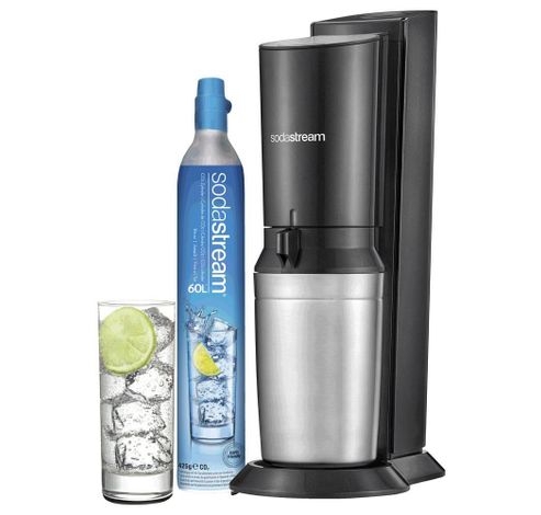 Crystal Zwart + 3 karaffen  SodaStream