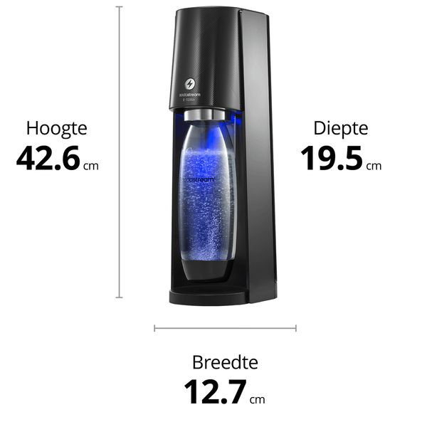 SodaStream E-Terra Zwart