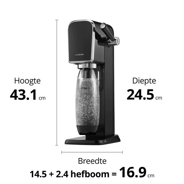 SodaStream Art zwart marble