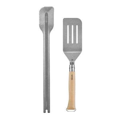 Barbecueset 3-delig RVS/hout doos  Opinel