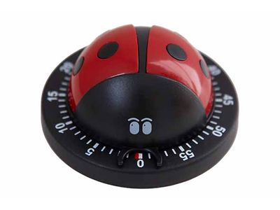 Minuterie Coccinelle D7,6xh4,5cm