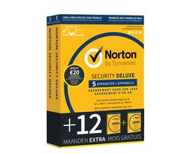 Norton Security Deluxe 1 jaar - 5 apparaten + 12 maanden gratis Norton