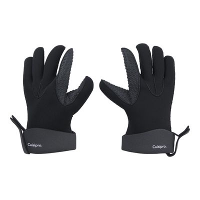 Gants pour barbecue small gris 1 paire 