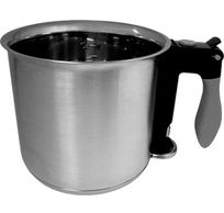 RVS Bain Marie Pan 1,5L Dubbelwandig Met Water  