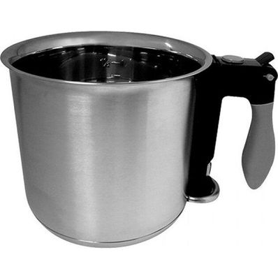 RVS Bain Marie Pan 1,5L Dubbelwandig Met Water  