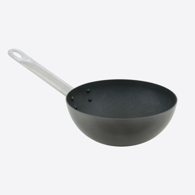 Wok uit carbonstaal met Excalibur antikleeflaag ø 20cm 