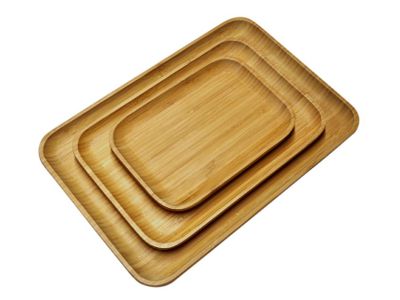 Dienblad uit bamboe medium