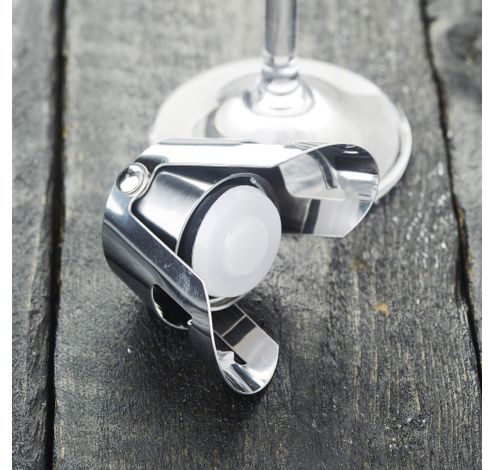 6 Pièces) 2 Bouchons De Champagne - Acier Inoxydable - Intérieur En Caoutchouc | Acheter En Ligne Sur