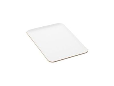 Rechthoekig dienblad wit 33x23cm