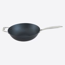 Point-Virgule Pan-à-moi wok en fonte revêtement Excalibur ø 30cm 