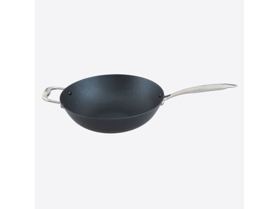 Pan-à-moi wok en fonte revêtement Excalibur ø 30cm