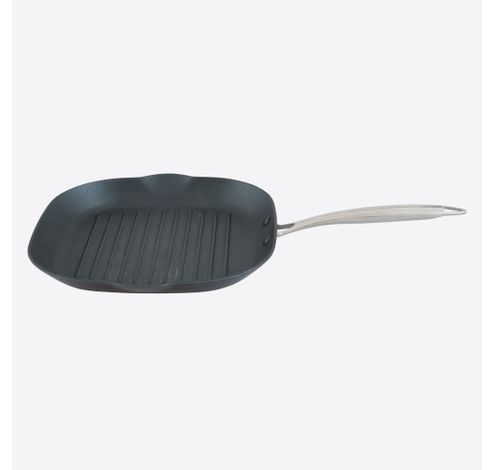 Pan-à-moi gietijzeren grillpan met Excalibur coating 28x28cm  Point-Virgule