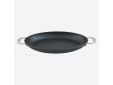 Pan-à-moi ovalen gietijzeren vispan Excalibur coating 38x26cm
