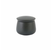 Pot à sucre avec couvercle en porcelaine noir mat 250ml 