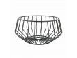 Wire lage fruitmand zwart