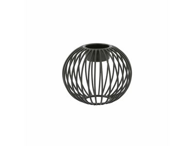 Wire bougeoir pour bougie chauffe-plat noir ø 10.5cm H 9cm